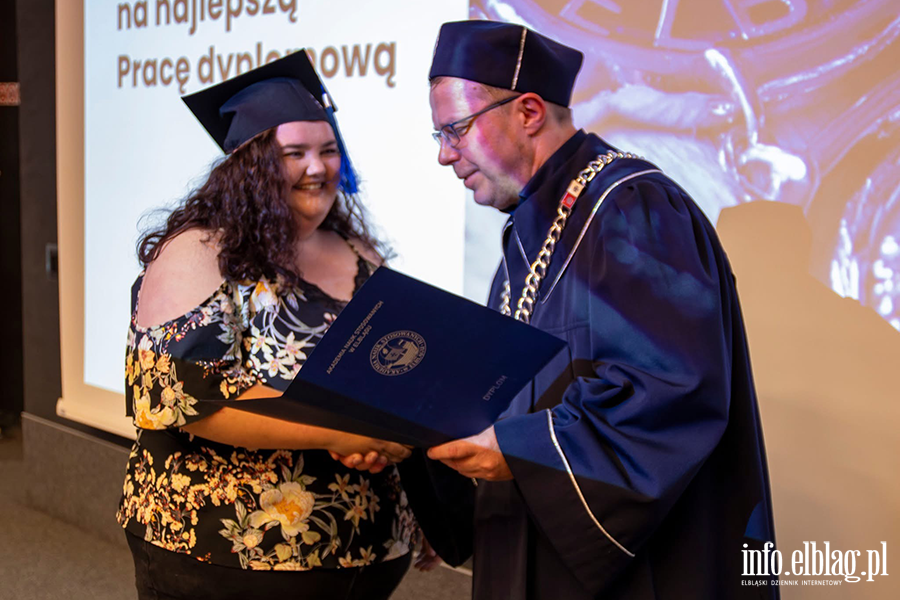 Uroczyste Dyplomatorium w Instytucie Ekonomicznym Akademii Nauk Stosowanych w Elblgu, fot. 27