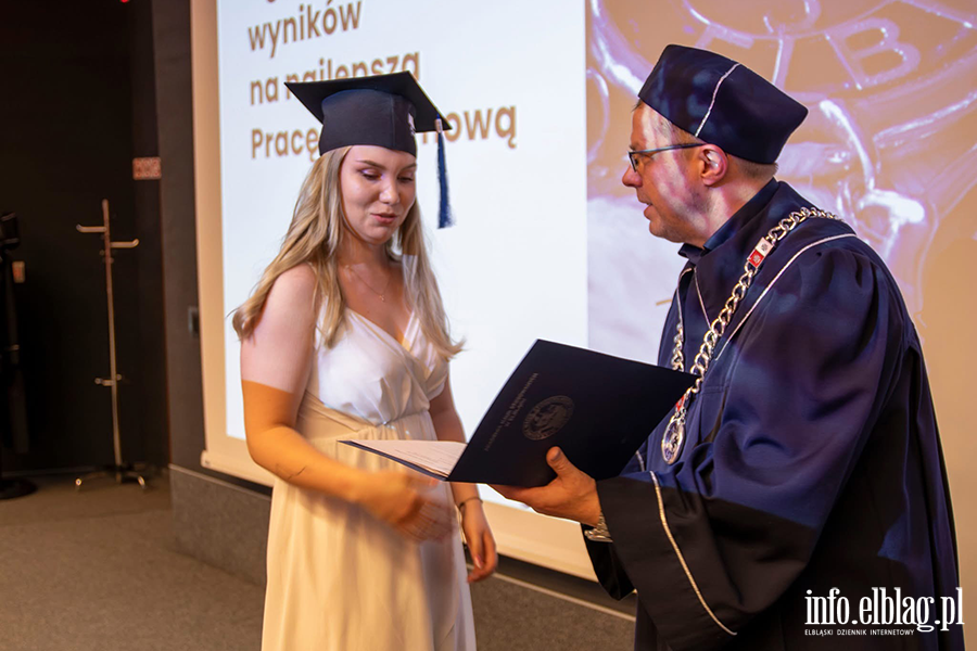 Uroczyste Dyplomatorium w Instytucie Ekonomicznym Akademii Nauk Stosowanych w Elblgu, fot. 29