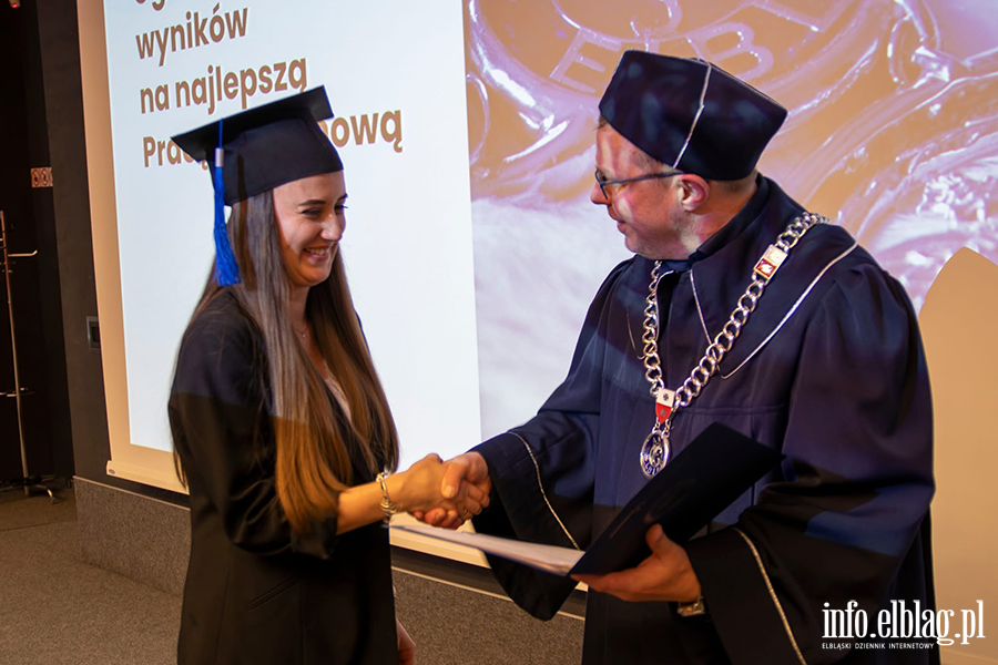 Uroczyste Dyplomatorium w Instytucie Ekonomicznym Akademii Nauk Stosowanych w Elblgu, fot. 33