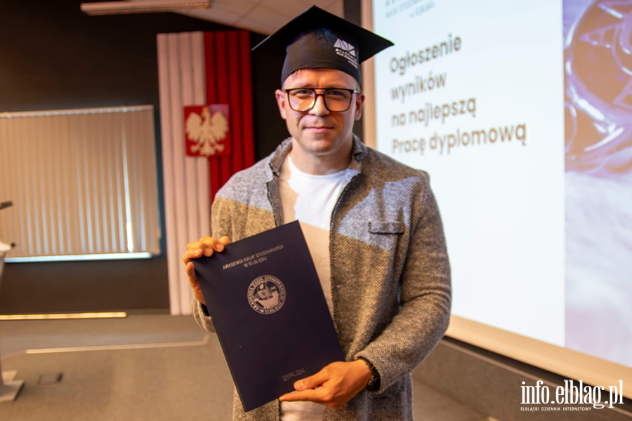 Uroczyste Dyplomatorium w Instytucie Ekonomicznym Akademii Nauk Stosowanych w Elblgu, fot. 40