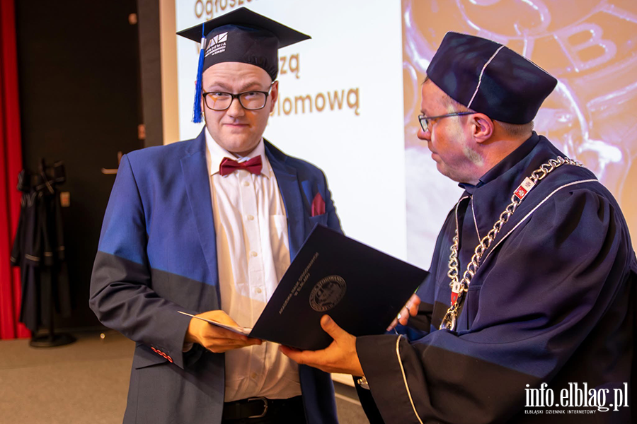 Uroczyste Dyplomatorium w Instytucie Ekonomicznym Akademii Nauk Stosowanych w Elblgu, fot. 42