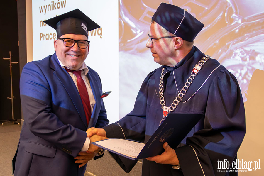 Uroczyste Dyplomatorium w Instytucie Ekonomicznym Akademii Nauk Stosowanych w Elblgu, fot. 44
