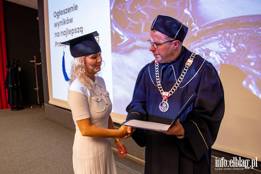 Uroczyste Dyplomatorium w Instytucie Ekonomicznym Akademii Nauk Stosowanych w Elblgu, fot. 47