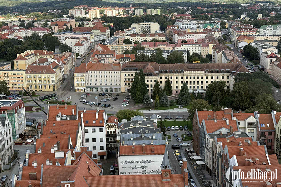Zobacz, jak Elblg prezentuje si z punktu widokowego Katedry w. Mikoaja, fot. 11