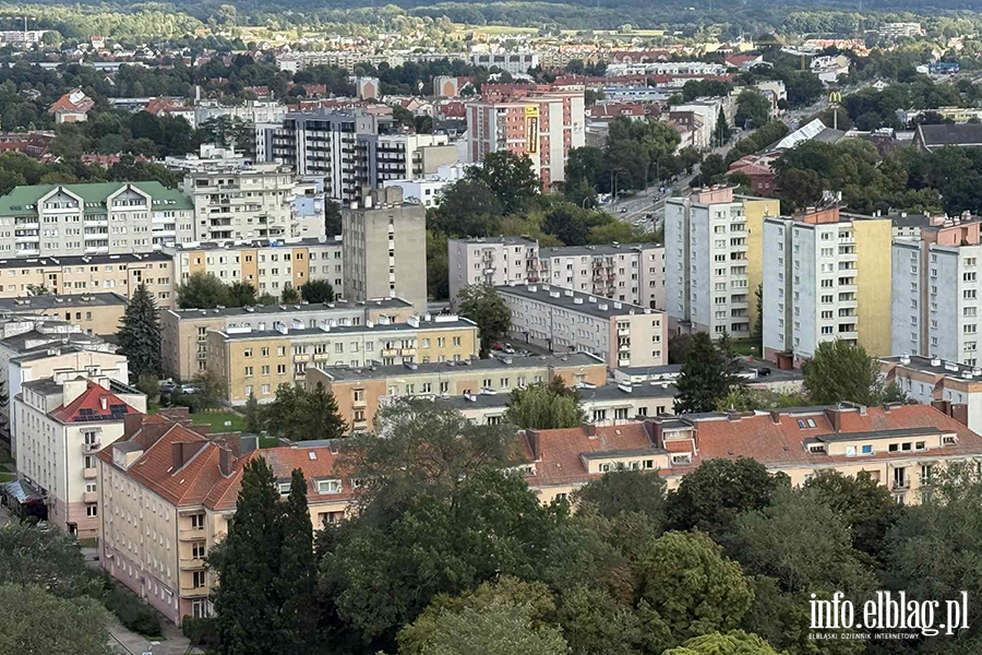 Zobacz, jak Elblg prezentuje si z punktu widokowego Katedry w. Mikoaja, fot. 39