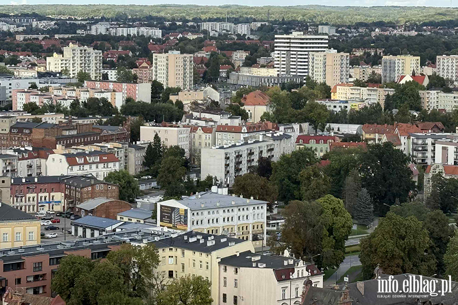Zobacz, jak Elblg prezentuje si z punktu widokowego Katedry w. Mikoaja, fot. 42