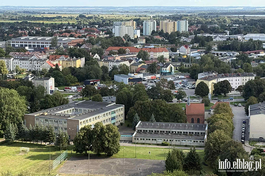 Zobacz, jak Elblg prezentuje si z punktu widokowego Katedry w. Mikoaja, fot. 50