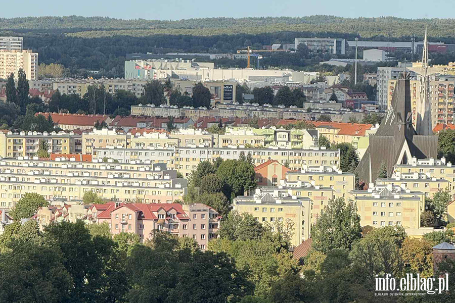 Zobacz, jak Elblg prezentuje si z punktu widokowego Katedry w. Mikoaja, fot. 58