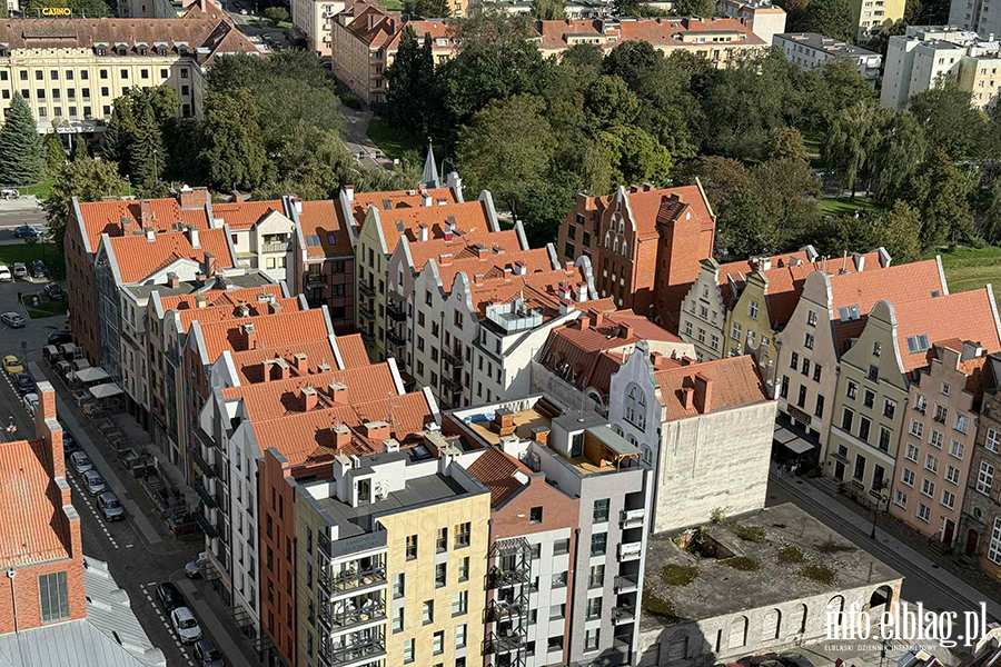 Zobacz, jak Elblg prezentuje si z punktu widokowego Katedry w. Mikoaja, fot. 79