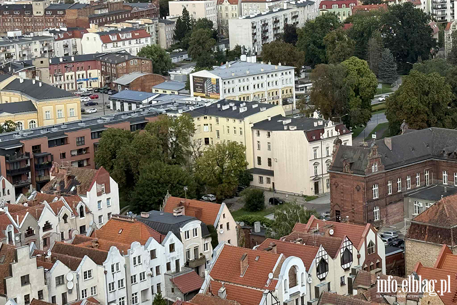 Zobacz, jak Elblg prezentuje si z punktu widokowego Katedry w. Mikoaja, fot. 86