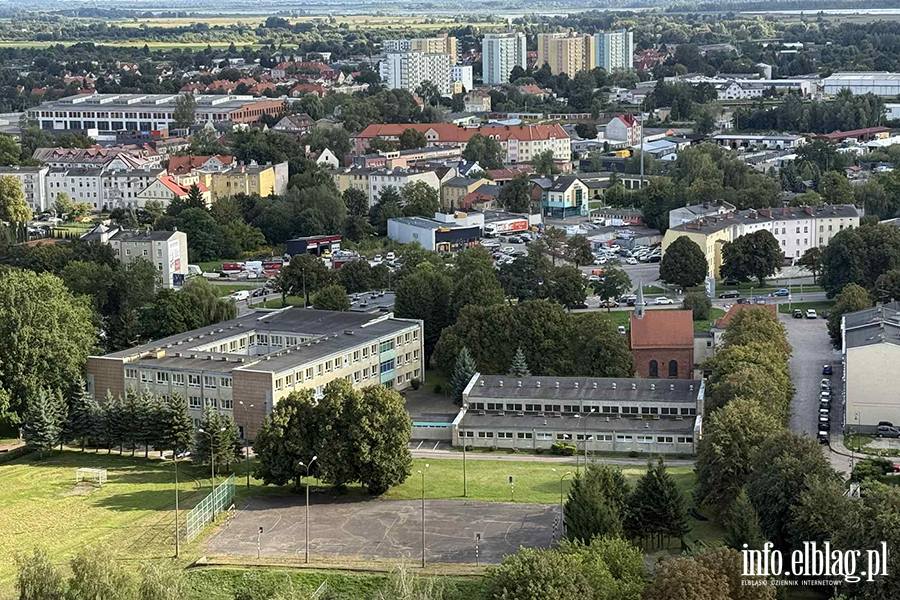 Zobacz, jak Elblg prezentuje si z punktu widokowego Katedry w. Mikoaja, fot. 87