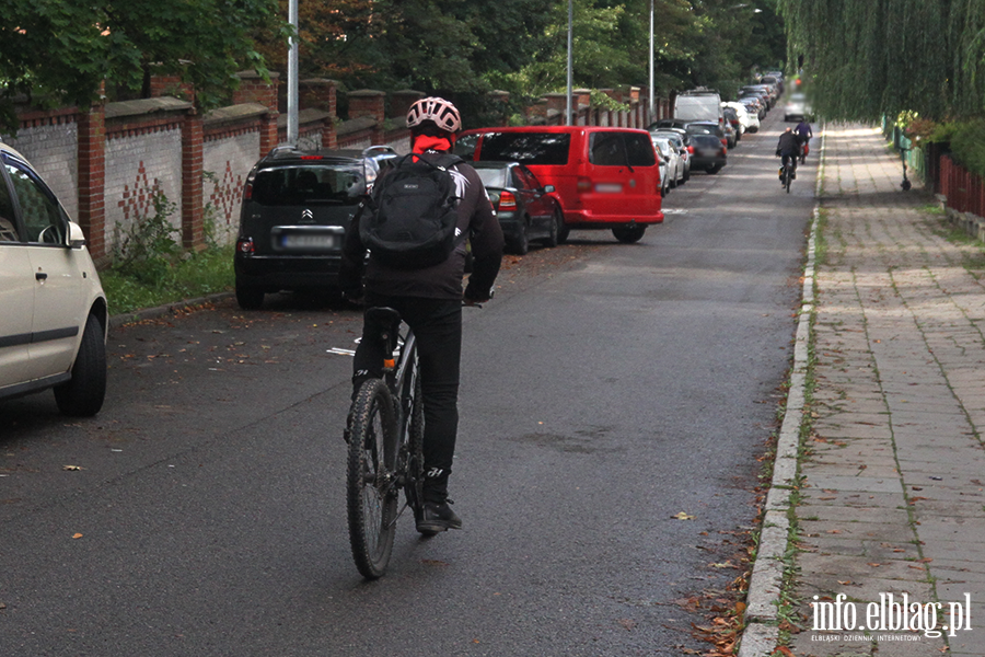 Otwarcie i pokaz jednokierunkowej ulicy Prusa dla dwukierunkowego ruchu rowerowego, fot. 14