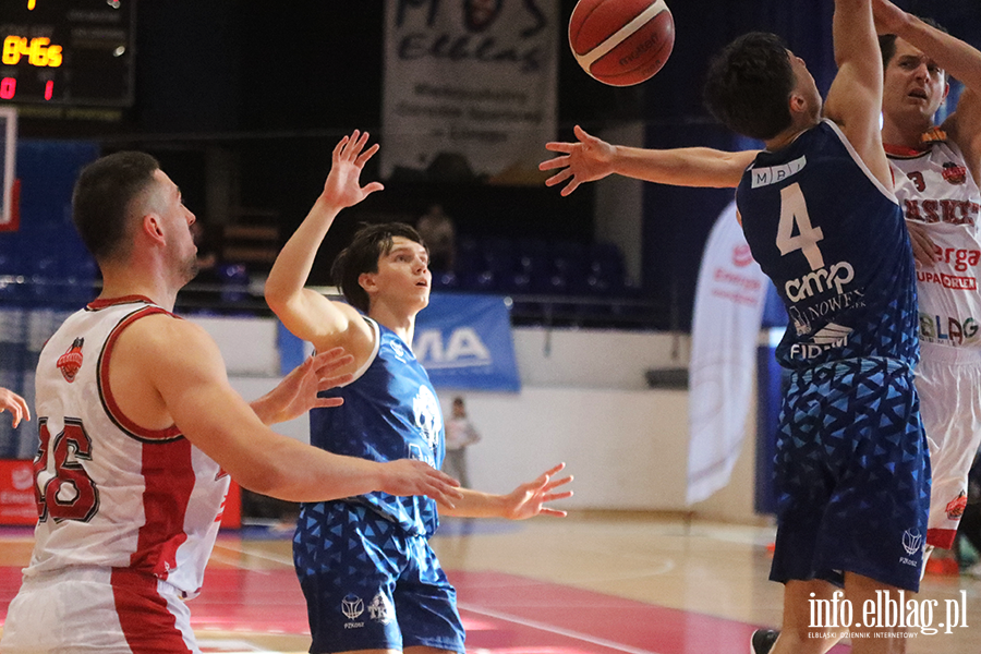 Energa Basketball Elblg vs TKM Wocawek, fot. 6