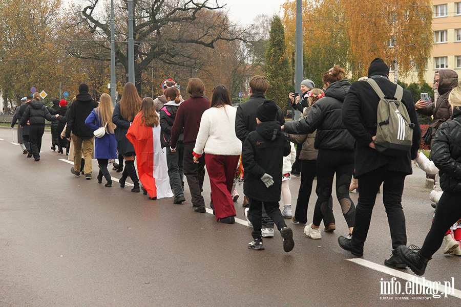 Polonez na ulicach Elblga z okazji Narodowego wita Niepodlegoci, fot. 9