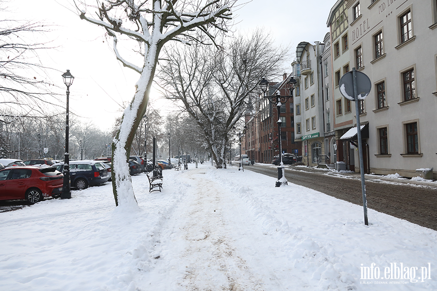 Elblg w niegu - Stare Miasto, fot. 3