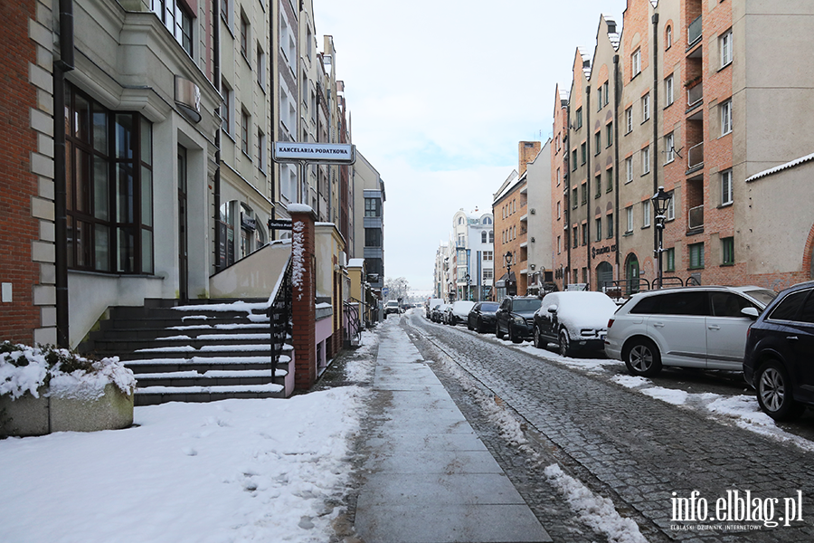 Elblg w niegu - Stare Miasto, fot. 4
