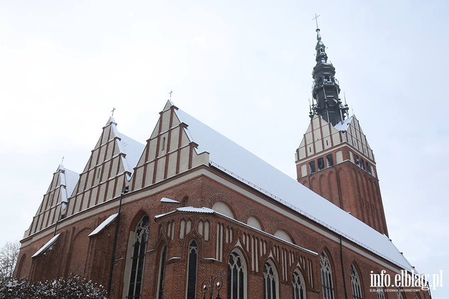 Elblg w niegu - Stare Miasto, fot. 7