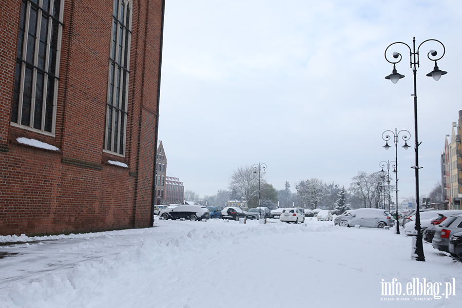 Elblg w niegu - Stare Miasto, fot. 8