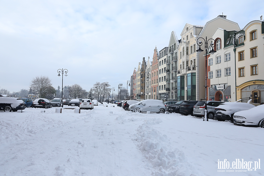 Elblg w niegu - Stare Miasto, fot. 9