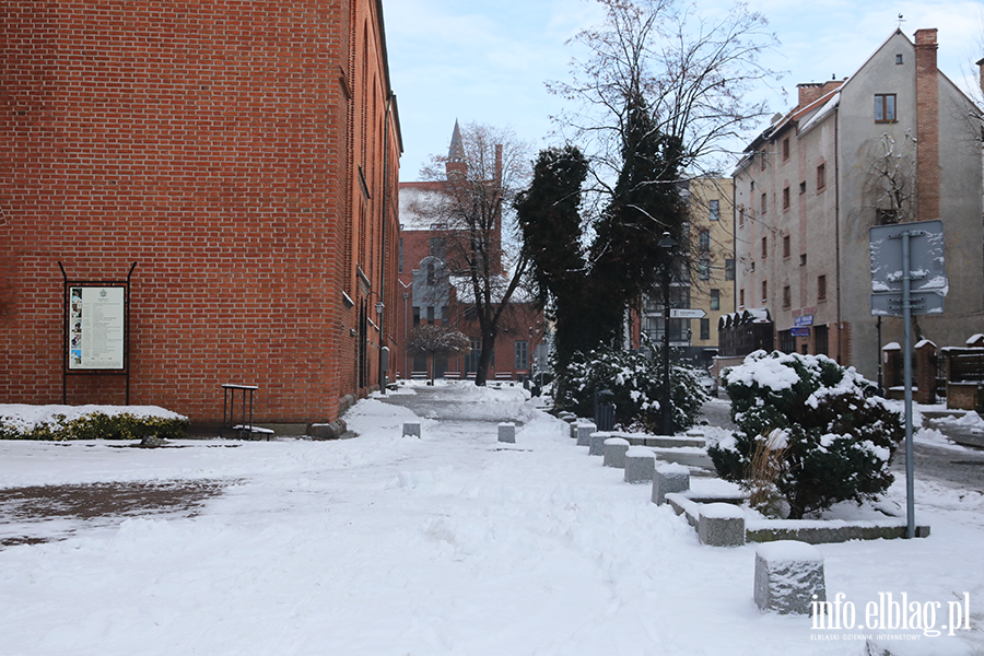 Elblg w niegu - Stare Miasto, fot. 10