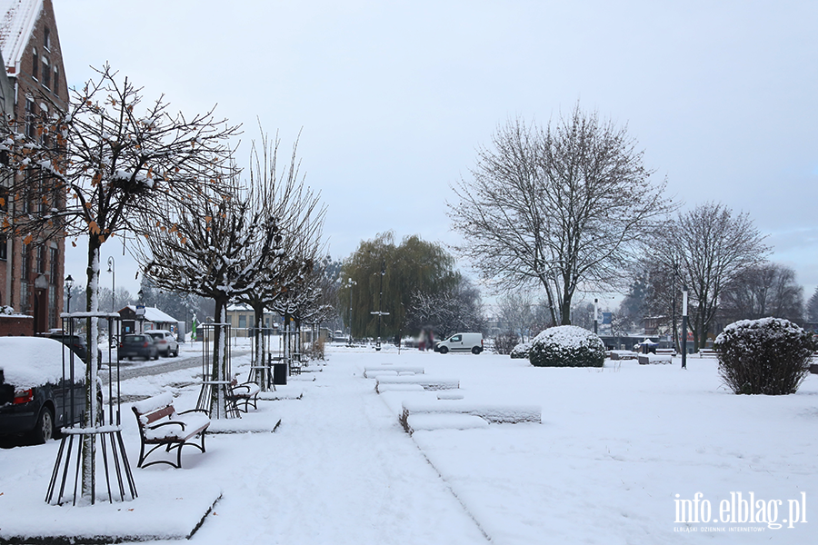 Elblg w niegu - Stare Miasto, fot. 11