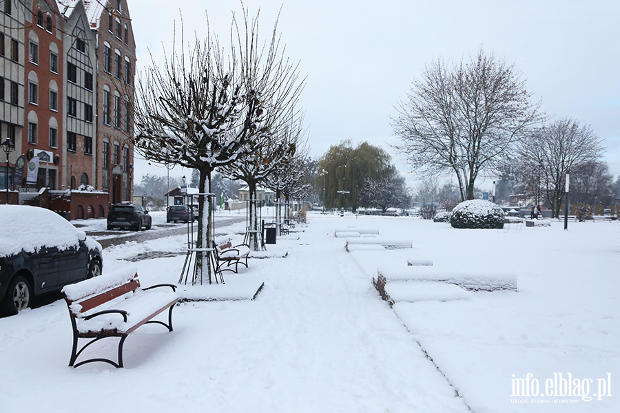 Elblg w niegu - Stare Miasto, fot. 12