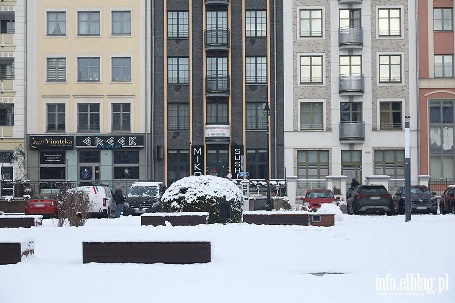 Elblg w niegu - Stare Miasto, fot. 15