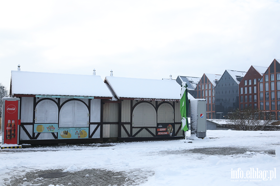 Elblg w niegu - Stare Miasto, fot. 17