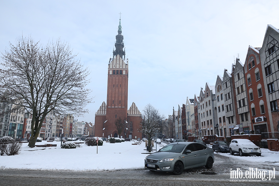 Elblg w niegu - Stare Miasto, fot. 19