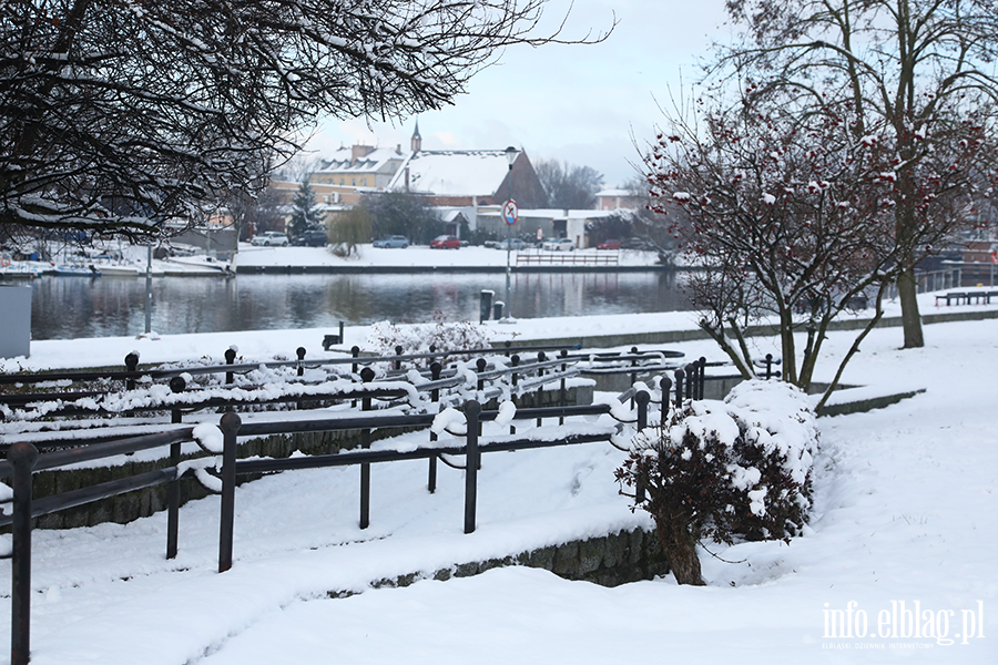 Elblg w niegu - Stare Miasto, fot. 20