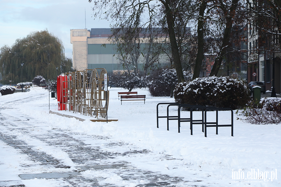 Elblg w niegu - Stare Miasto, fot. 21