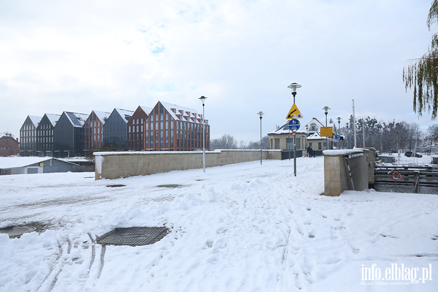 Elblg w niegu - Stare Miasto, fot. 22