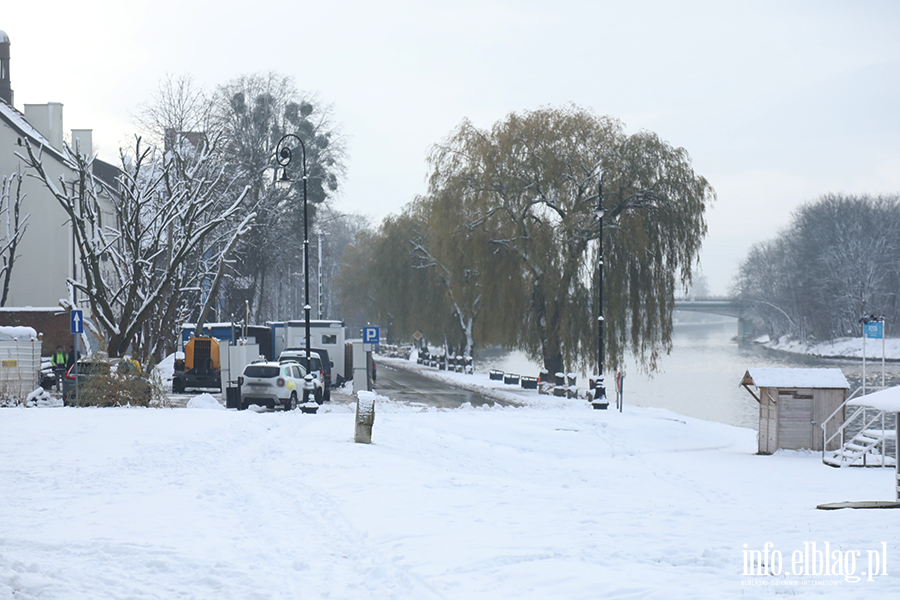 Elblg w niegu - Stare Miasto, fot. 23