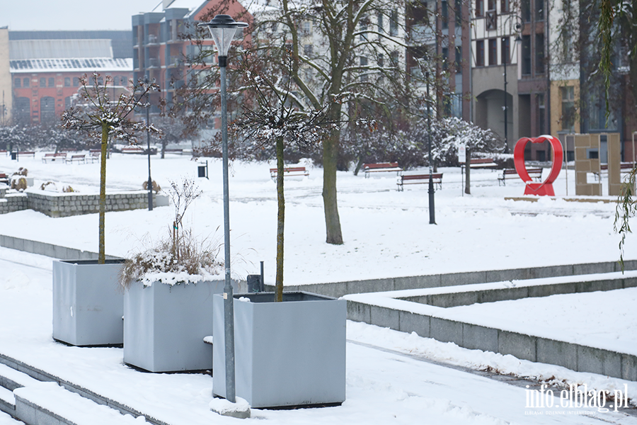 Elblg w niegu - Stare Miasto, fot. 24