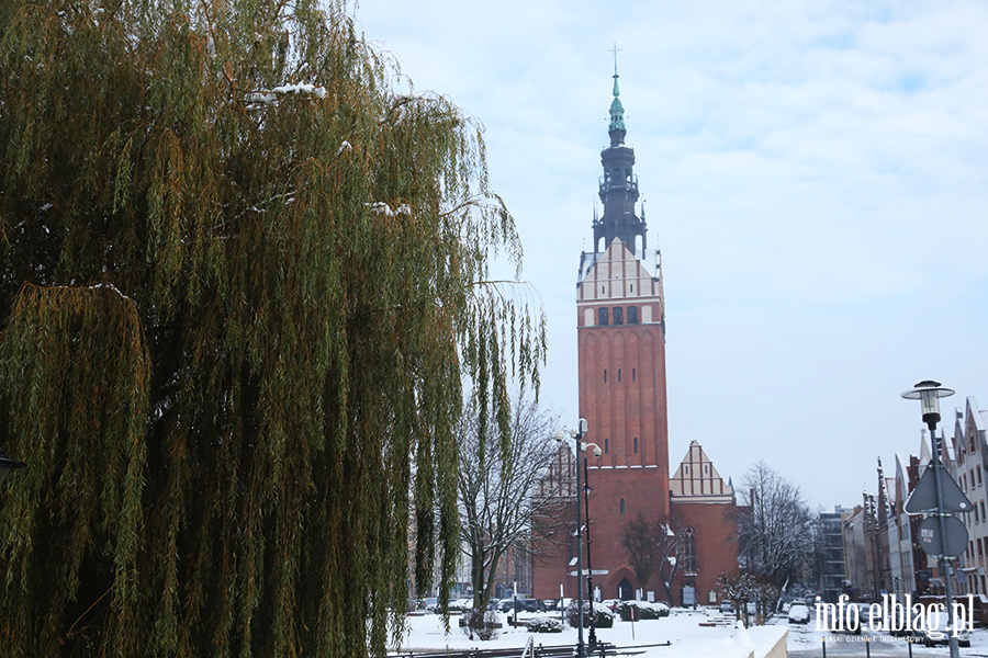 Elblg w niegu - Stare Miasto, fot. 25