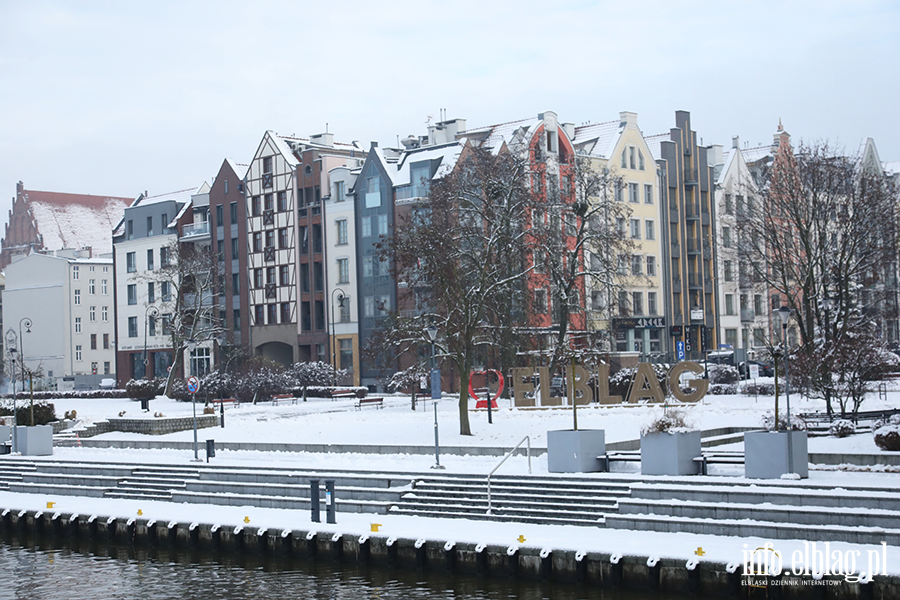 Elblg w niegu - Stare Miasto, fot. 27