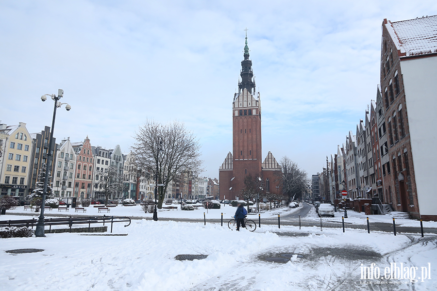 Elblg w niegu - Stare Miasto, fot. 30