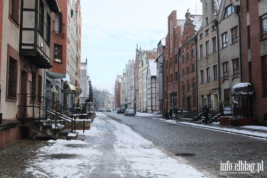 Elblg w niegu - Stare Miasto, fot. 31