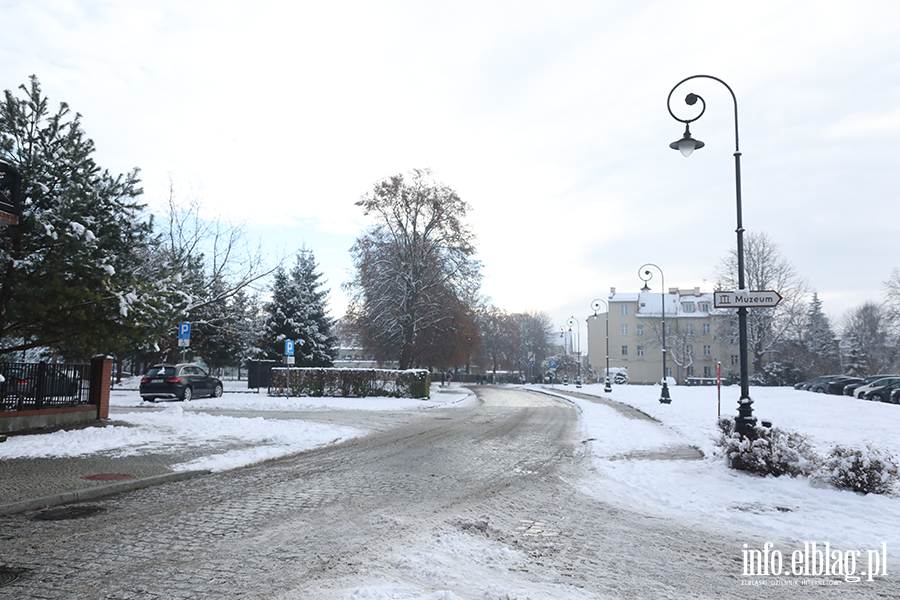 Elblg w niegu - Stare Miasto, fot. 35
