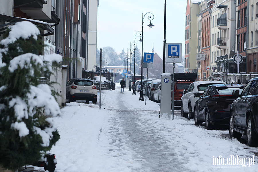 Elblg w niegu - Stare Miasto, fot. 38
