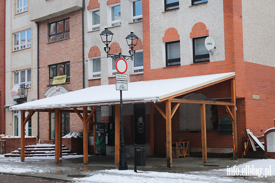 Elblg w niegu - Stare Miasto, fot. 40