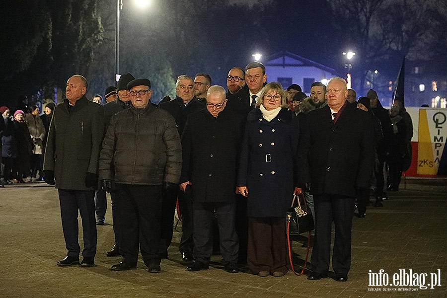 Elbl��anie uczcili pami�� ofiar Grudnia '70, fot. 21