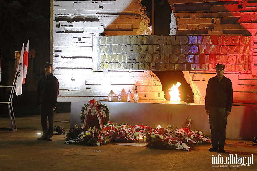 Elbl��anie uczcili pami�� ofiar Grudnia '70, fot. 48