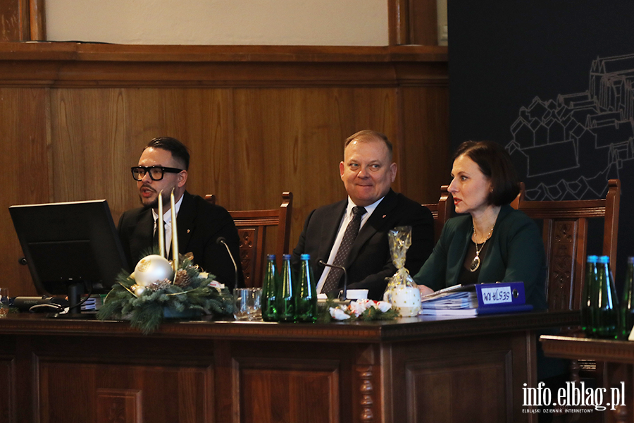 XII Sesja Rady Miejskiej - 23 grudnia 2025 r., fot. 1