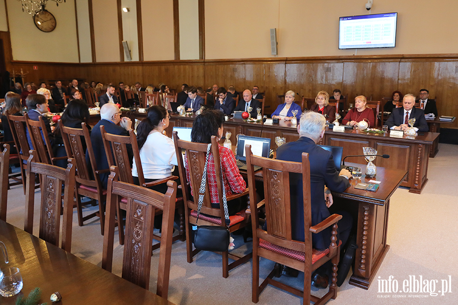 XII Sesja Rady Miejskiej - 23 grudnia 2025 r., fot. 17