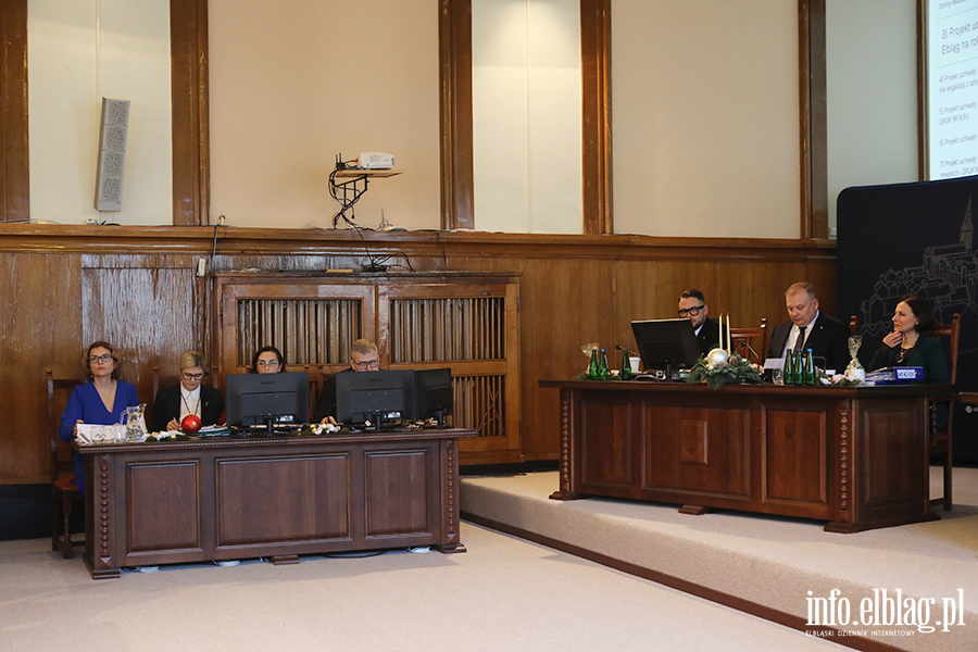 XII Sesja Rady Miejskiej - 23 grudnia 2025 r., fot. 19