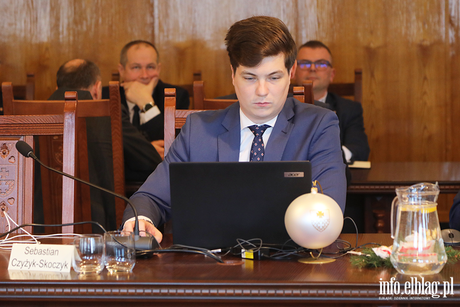 XII Sesja Rady Miejskiej - 23 grudnia 2025 r., fot. 23