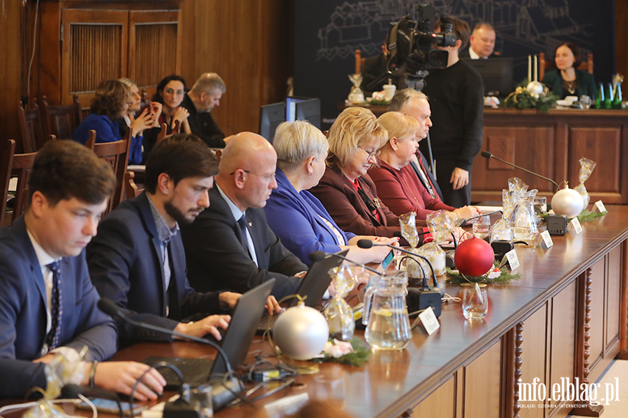 XII Sesja Rady Miejskiej - 23 grudnia 2025 r., fot. 29