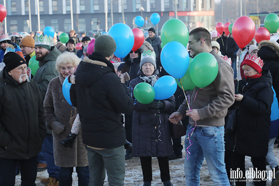 Orszak Trzech Kr�li przeszed� ulicami Elbl�ga, fot. 6