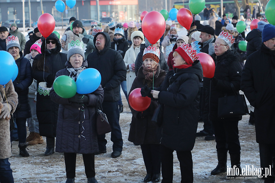 Orszak Trzech Kr�li przeszed� ulicami Elbl�ga, fot. 7